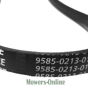 Drive belt with part numbers 9585-0213-01