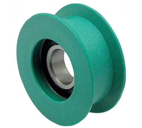 xkxho3rufpy.png - Mowers Online Green pulley wheel with bearing