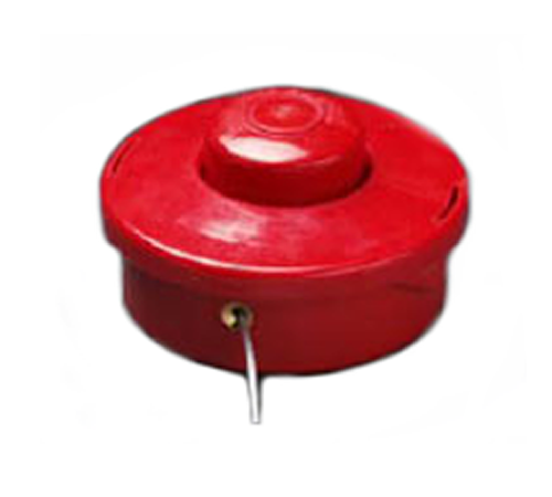 xm4kmdtf225.png - Mowers Online Red trimmer head with spool and line