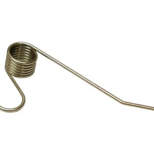 Metal coil spring hook fastener