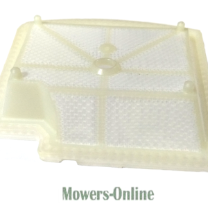 Plastic air filter cover for lawn mower