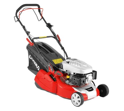 yaqch34uwa5.jpg - Mowers Online Red and black push lawn mower with engine