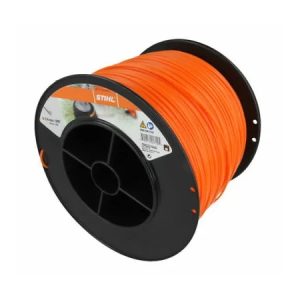 Orange trimmer line spool with black reel