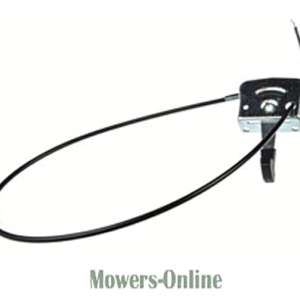 Lawn mower engine kill switch with cable