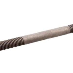 Threaded stud bolt with ribbed ends