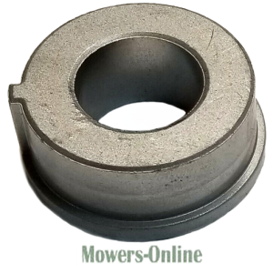 Lawn mower deck spindle bearing bushing