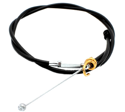 yxlfnfgdcdo.jpg - Mowers Online Black cord bracelet with gold-tone toggle clasp