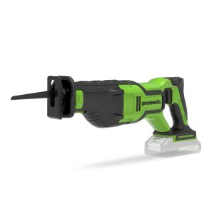 Cordless reciprocating saw with battery