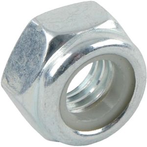 Zinc-plated hexagon nylon insert lock nut