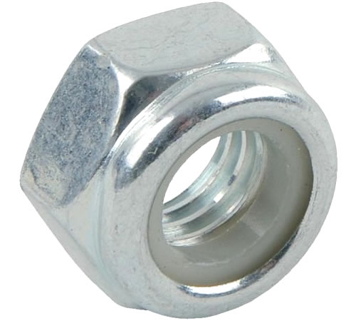 z3kgbie13l2.jpg - Mowers Online Zinc-plated hexagon nylon insert lock nut