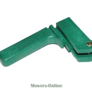Lawn mower blade sharpener tool