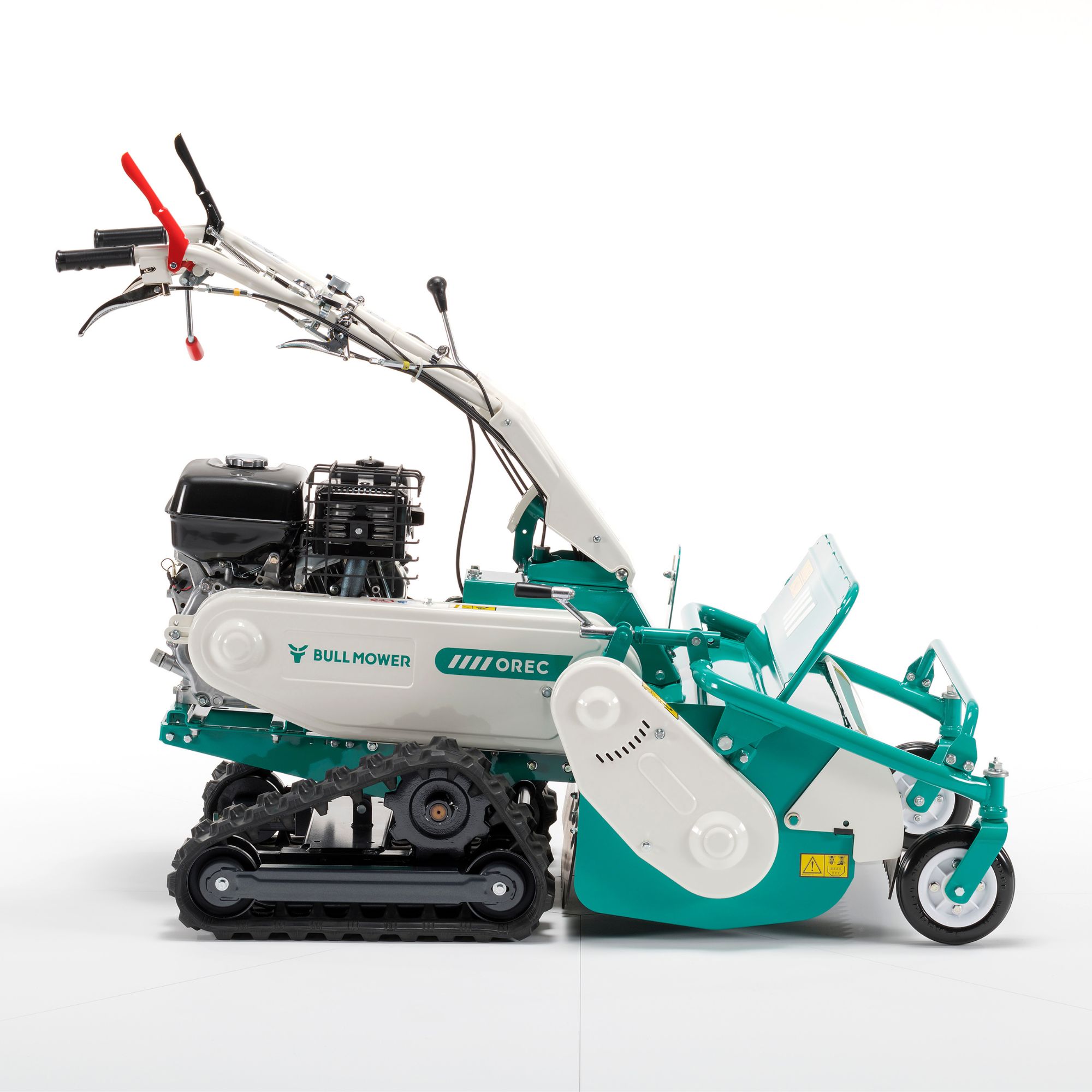 zhzpvnnr5cd.jpg - Mowers Online Tracked garden tiller with mounted cultivator attachment