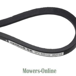 Replacement belt for lawn mower with part number