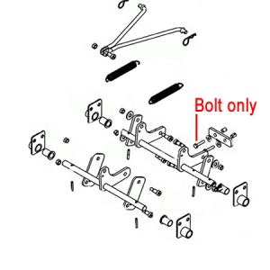 Lawn mower deck belt assembly diagram