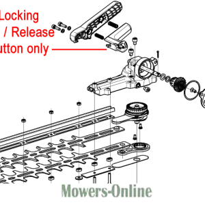 Lawn mower deck belt and pulley parts diagram
