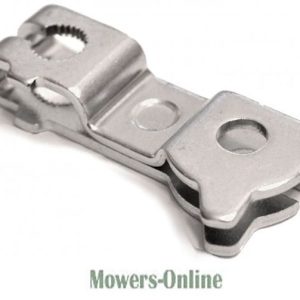 Metal folding clevis hitch pin connector