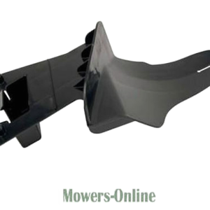 Lawn mower discharge chute and deflector assembly