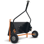 Towable leaf and garden debris collector